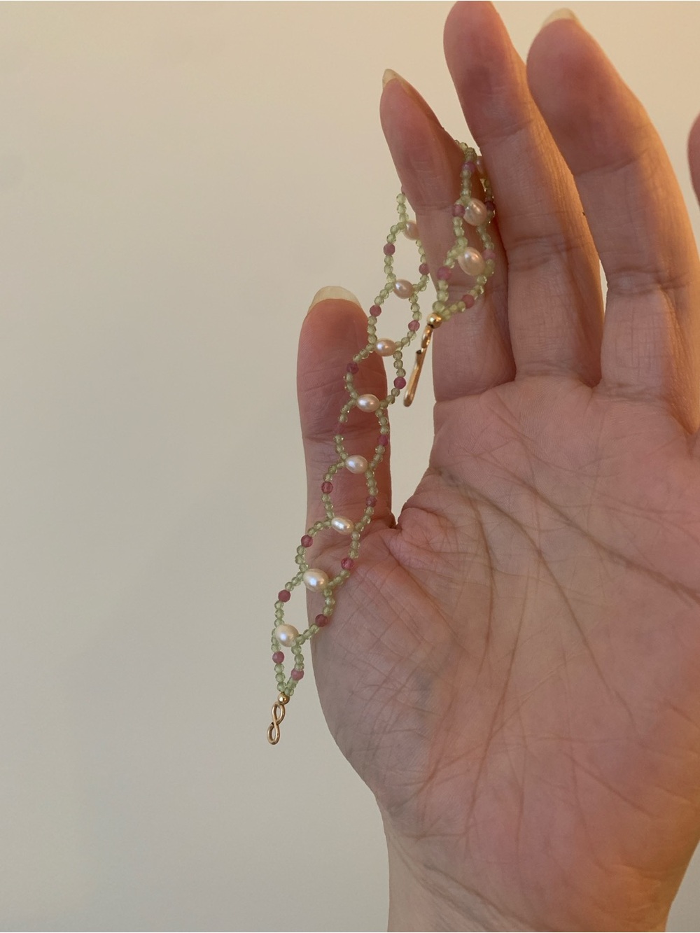 Handmade one-of-a-kind Pearl Bracelet